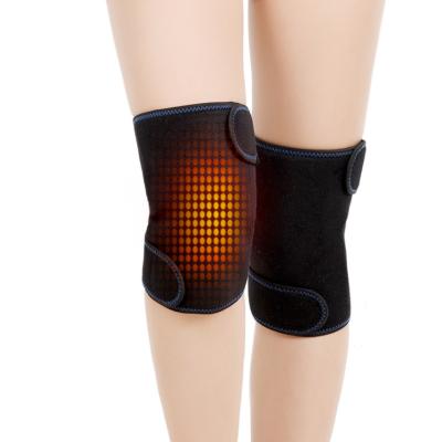 China Adjustable Custom Heated Knee Brace Leg Knee Sleeves Knee Support Brace Leg Safety Unisex for sale