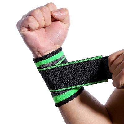 China Unisex Gym Fitness Weightlifting Wrist Compression Strap Wrist Protector Breathable.adjustable Elastic Wrist Support for sale