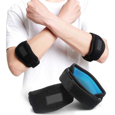 China Breathable Adjustable Elasticity Neoprene Elbow Pain Relief Strap Brace for Tennis and Golf for sale