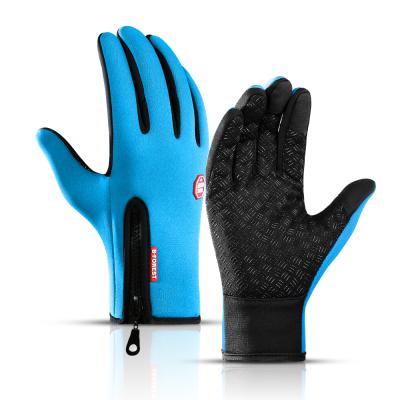 China Flexible Riding Gloves Winter Waterproof Motorcycle Gloves Touch Screen Racing Running Gloves For Women Men Unisex for sale