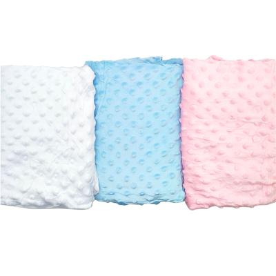 China PORTABLE Qualisub Personalized Sublimation Baby Blankets Polyester Baby Blanket With Massage Beads Sublimation Baby Wrap Covering for sale