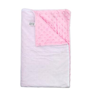 China Qualisub 30x40inch Quality Sublimation Baby PORTABLE Full Height Blanket With Massage Beads Sublimation Minky Baby Blanket For Custom Printing for sale