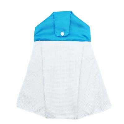 China New Qualisub spring color 350gsm dress form sublimation waffle home kitchen towel masks for DIY design for sale