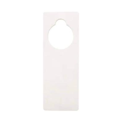 China China Qualisub 3mm MDF Blank Door Hangers Sublimation Door Hangers Double Sides Printable Door Hangers Blanks for sale