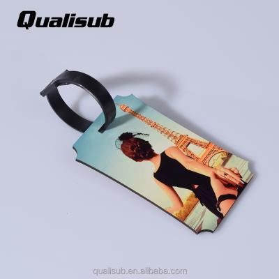 China Qualisub High Quality MDF Sublimation Luggage Tags QSX-010 Blank 3mm Blank for sale