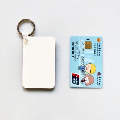 China 3mm Sublimation MDF Qualisub 3mm MDF Keychains Blanks in Credit Card Size for sale