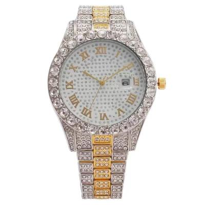 China Day/date spot luxury fashion watch diamond-studded ladies' baby's breath watch women's famous watch for sale