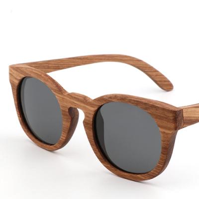 China New Fashion Sunglasses 2020Vintage Design Bamboo Wooden Frame TAC Fashion And Sun Glasses for sale