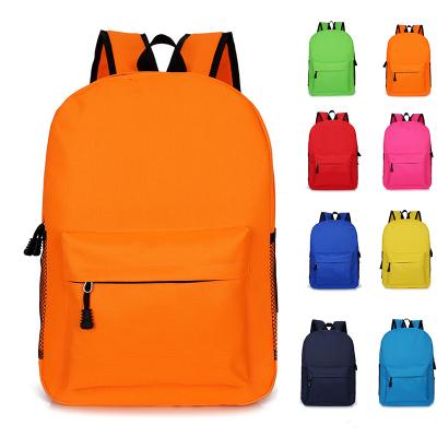 China Custom Moq 30pcs Kids Mochilas Colored Bottom Custom School Logo Oxford Girls Boys Bookbags Lightness Bags Backpacks For Kids for sale