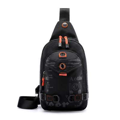 China Fashion Waterproof Bag Shoulder Strap Sling Pattern Chest Sports Outdoor Factory Nylon For Men's Lightweight Waterproof Bag With Custom Logo for sale