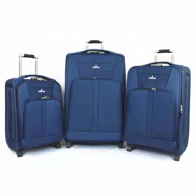 China Oxford A-LAMBDA 4pcs 3 Pcs Set 360 Luggage Suit Maker Unique Travel Luggage Set Degree Wheeled Trolley Bags for sale