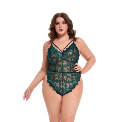 China 2022 Wholesale Mesh Sheer Lingerie Woman Babydoll Lace Crochet Corset Set Women Lingerie Open Seller for sale