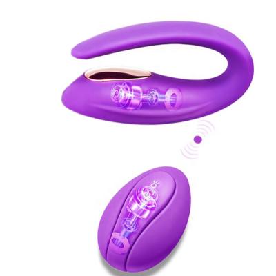 China Dual Motors Best Selling Sex Toys Rechargeable Clitoral G-spot Enjoying Vibrators For Couples Sex Toys for sale