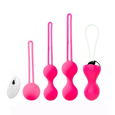 China Remote Kegel Balls Kegel Exerciser Balls Set To Tighten And Strengthen Pelvic Floor Toner For Women Exerciser For Beginner To Advanced for sale