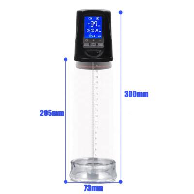 China LCD Display Penis Enlargement Pump Penis Trainer Electric Masturbator Penis Pump Enlargement Masturbation Device New for sale