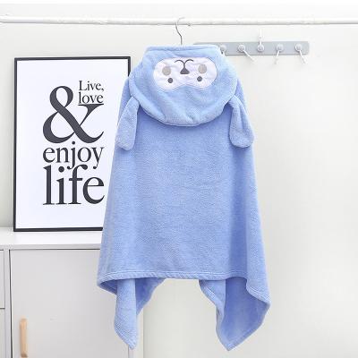 China Child-Proof Aivoke Customized pet bath towel no going off the loop coral fleece bath towel for nighty for sale