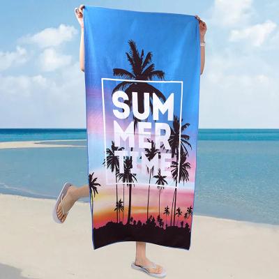 China Child-Proof Aivoke Wholesale Of New Materials microfiber towel beach ventilate quick dry beach towel for Sun protection for sale