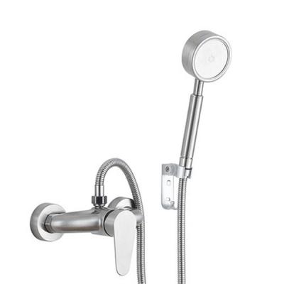 China Sliding Bar 04 Stainless Steel Shower Single Set Single-function Dual Function Showerless Shower for sale