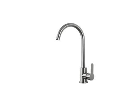 China Thermostatic Faucets Swept Outdoor Single Handle Kitchen Mixer Taps With Soft Water Stainless Steel Faucet In Kitchen for sale