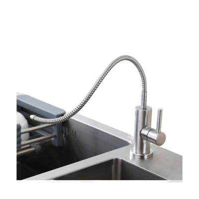 China Stainless Steel Kitchen Water Purifier Faucet Rotatable Kitchen Accessories Cooling Water Purifier Flexible Hose Metered Single Model for sale