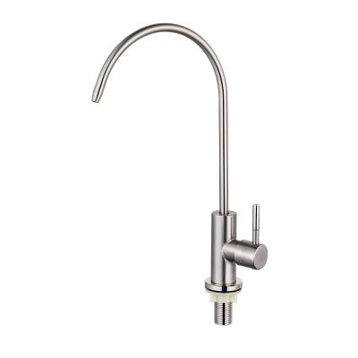 China High Quality Metered 304 Stainless Steel Kitchen Sink Reverse Osmosis Filter Purifier RO Lead Free Drinking Water Faucet for sale