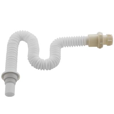 China Modern Flexible Basin Drains PVC Lavatory Kitchen Sink Drain Soft Tubing for sale