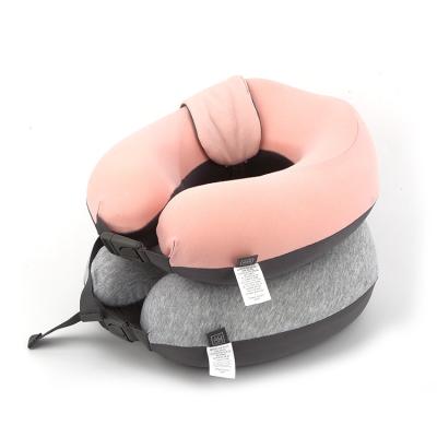 China Comfortable Memory OEM Service Aid Sleeping Travel Airplane Car Neck U Shaped Pillow for sale