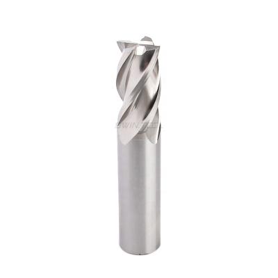 China BWIN Factory OEM HIGH SPEED STEEL HSS 4 Flute High Speed ​​Steel Milling Cutter End Mills For Aluminum Processing for sale