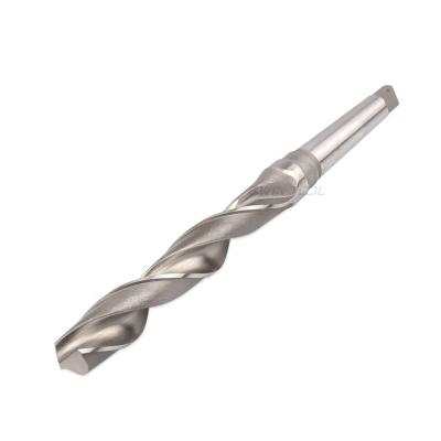 China Metal drilling BWIN OEM factory high performance m2 morse taper shank twist drill for steel and copper drilling for sale