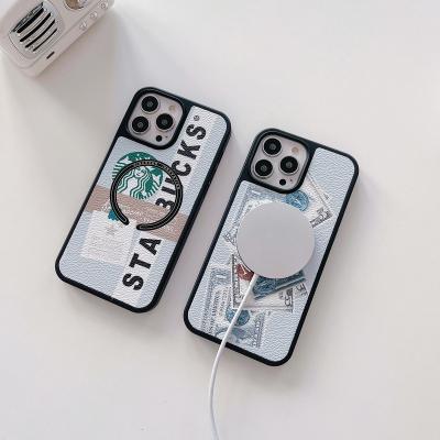 China Magnetic Shockproof Silicon Phone Case for iphone 14 pro with Copy Pattern Dollar Star Male Magnet Holder for iphone 13 pro i12 max for sale