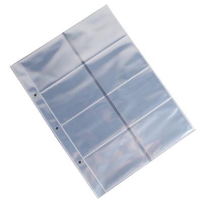 China Customized Clear Card Binder Sleeve for Photos Packing Transparent Plastic Sleeve Packing Game Card Binder for sale