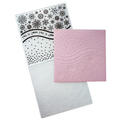 China Eco-Friendly Cheap Hot Sale Customized Plastic Embossing Folder For Diy Crafting Fashion Embossing Folder for sale