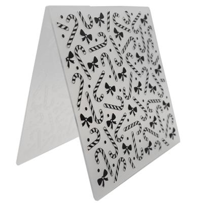 China Beautiful design OEM embossing folder reusable for scrapbooking and embossed album embossing folder for sale