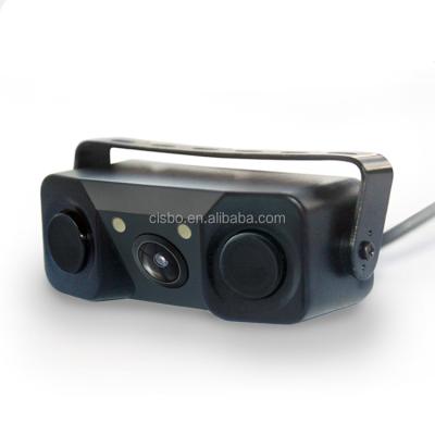 China 3 in 1 Visual Car Reverse Parking Sensor System with Backup Camera and HD Smart Ultrasonic Sensors C716 for sale