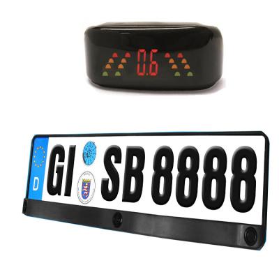 China For Car Reversing Aids Patent Designs European Car Reversing Aids License Plate Parking Sensor With LED Display for sale