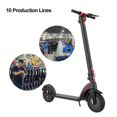 China Unisex Replace Battery Electrische Stage Mobility 10inch Foldable Hx X7 X8 Travel Offroad For Teenagers UK Electric Scooter for sale