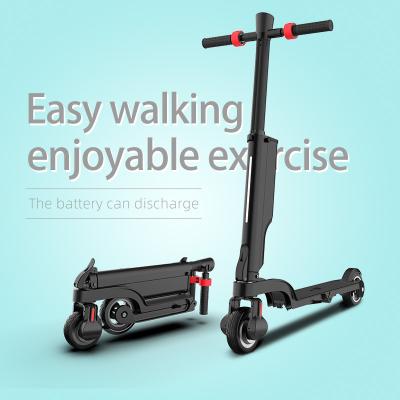 China 2019 Hot Sale Unisex HX X6 8.5 Inch Vacuum Tire 25KM Power Bank Motor 250W Electric Foldable Scooter for sale