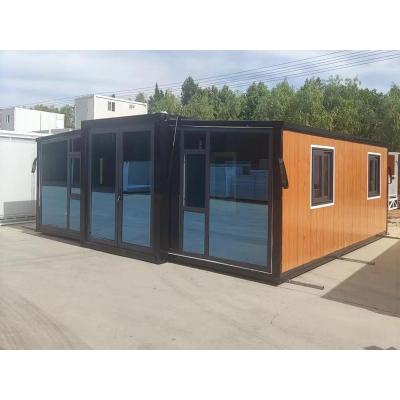 China Largely Modern Fully Furnished 20f 40f Folding Granny Standards House Expanding Flat Australian Sea Containerized Houses for sale