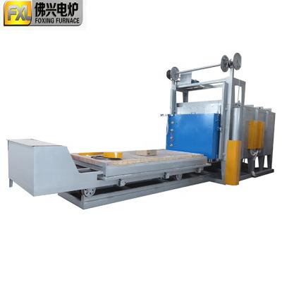 China New Design Factory Price Trolley Type Energy Saving 2022 Electric Resistance Furnace for Casting Parts for sale