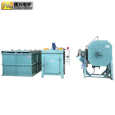 China Environmental-friendly Quick Small Workpiece Rotating Kiln For Screws for sale