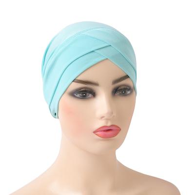 China Solid Color Feeling Hijab Scarf Muslim Smooth Soft Turban Shawl Head Wraps for sale