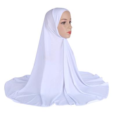 China Wholesale High Quality Colorful Soft Feeling Islam Wrap Shawl Muslim Headwear for sale