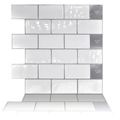 China Simple and Easy Strip Peel and Stick Tiles Backsplash for Kitchen and Bathroom, Stick on Tile Stickers, Self Adhesive Wall Tiles for sale