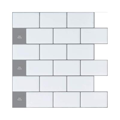 China Self Adhesive Peel and Stick Backsplah Wall Tile Backsplash Simple and Easy Stripping Self Adhesive Mosaic for Kitchen and Bathroom for sale