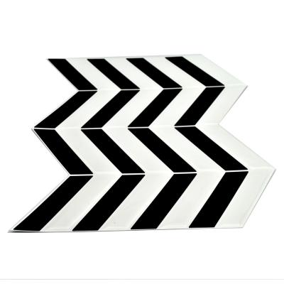 China Simple and Easy Stripping Peel and Stick Backsplah Wall Tile Self Adhesive Geometric Backsplash for Kitchen and Bathroom for sale