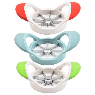 China Sustainable Kitchen Gadget Kitchen Accessories Manual Fruit cutter Good Grips Apple Slicer Corer Divider for sale