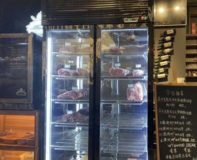 중국 Single-temperature Wagyu Beef Fridge Fillet Meat Ager Cabinet Dry Aging Refrigerator For Restaurant 판매용