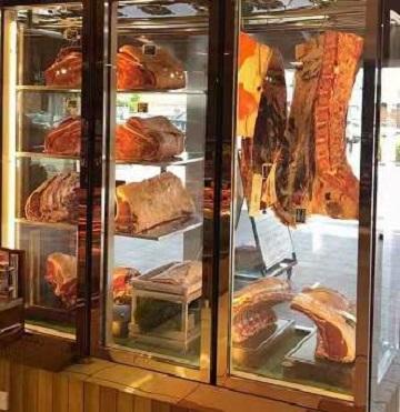 China Single-temperature Tomahawk Steak Ager Dry Beef Sausage Dry Aging Display Refrigerator à venda