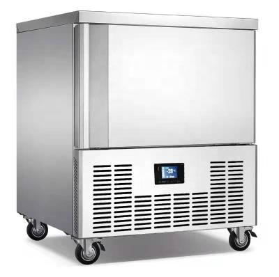 China Single-temp -40 Temperature Deep Ice Cream Freezer 304 Stainless Steel Kitchen Refrigerator 5 Trays for sale