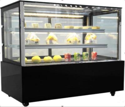 China Commercial Upright Single-temperature Cake Display Fridge Fruit Showcase Refrigerator for sale